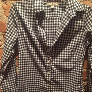 Banana Republic Gingham button down